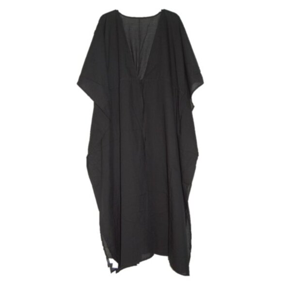 Banana Republic Factory Other - NWT Banana Republic Factory Black Kaftan, Beach Cover-Up, Women Size M/L